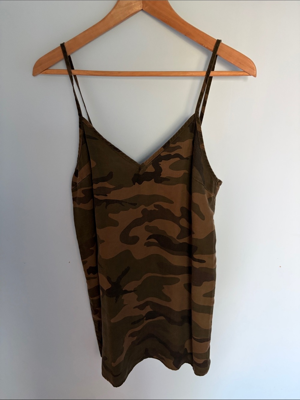 TNA Camo Print Slip Dress